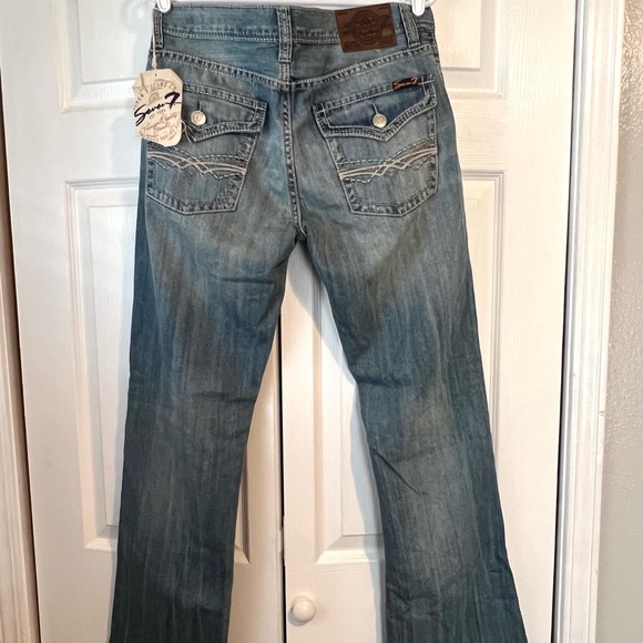 New Men’s Seven 7 Boot Cut Jeans Size 32x32 - Picture 2 of 16